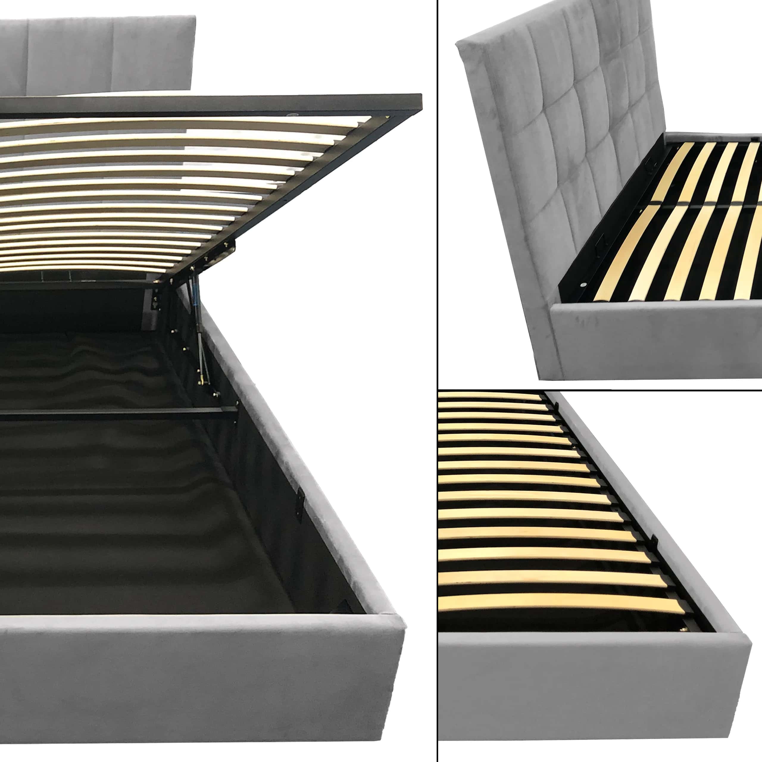LT104 Łóżko Modulo 160x2x117 szary – miniatura 8