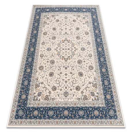 Dywan NAIN Ornament, ramka 7179/51613 beż / niebieski – miniatura 1