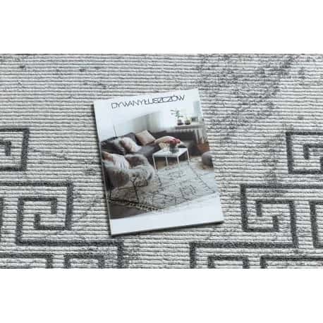 Dywan NOBLE nowoczesny 1517 65 Ramka, grecki, marmur - Strukturalny, dwa poziomy runa krem / szary – miniatura 2