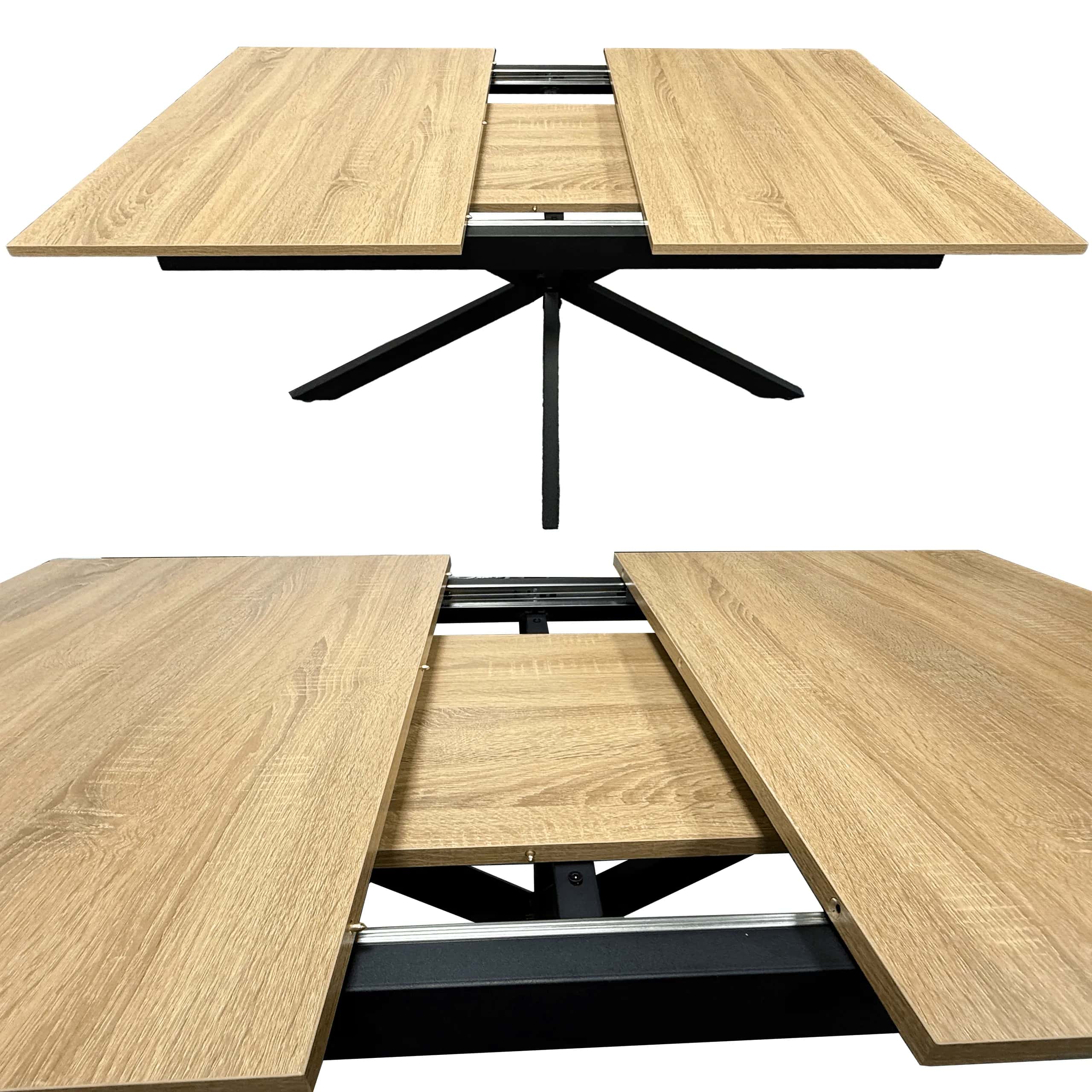 SJ214D Stół Julian 120-160x80x75 Złoty Dąb – miniatura 4
