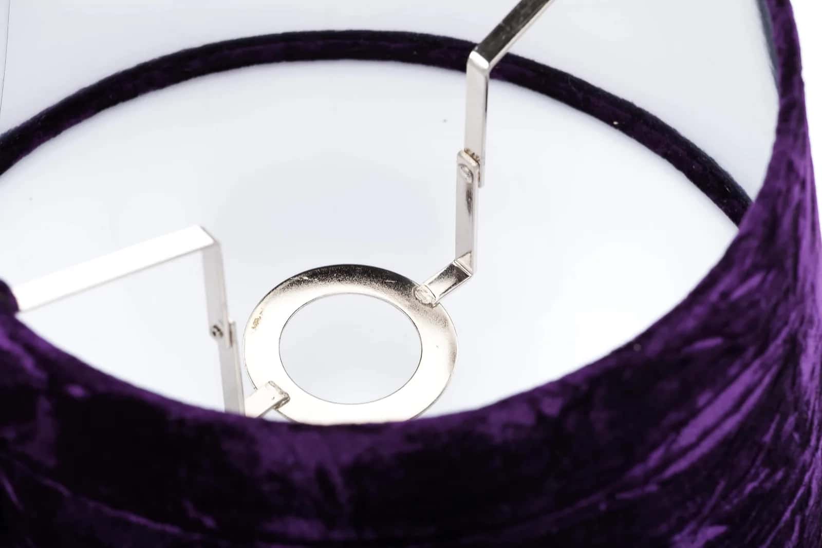 Abażur do lamp - królewski aksamit L – miniatura 3
