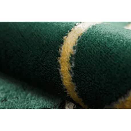 Dywan EMERALD ekskluzywny 1012 glamour, stylowy geometryczny, marmur butelkowa zieleń / złoty – miniatura 5