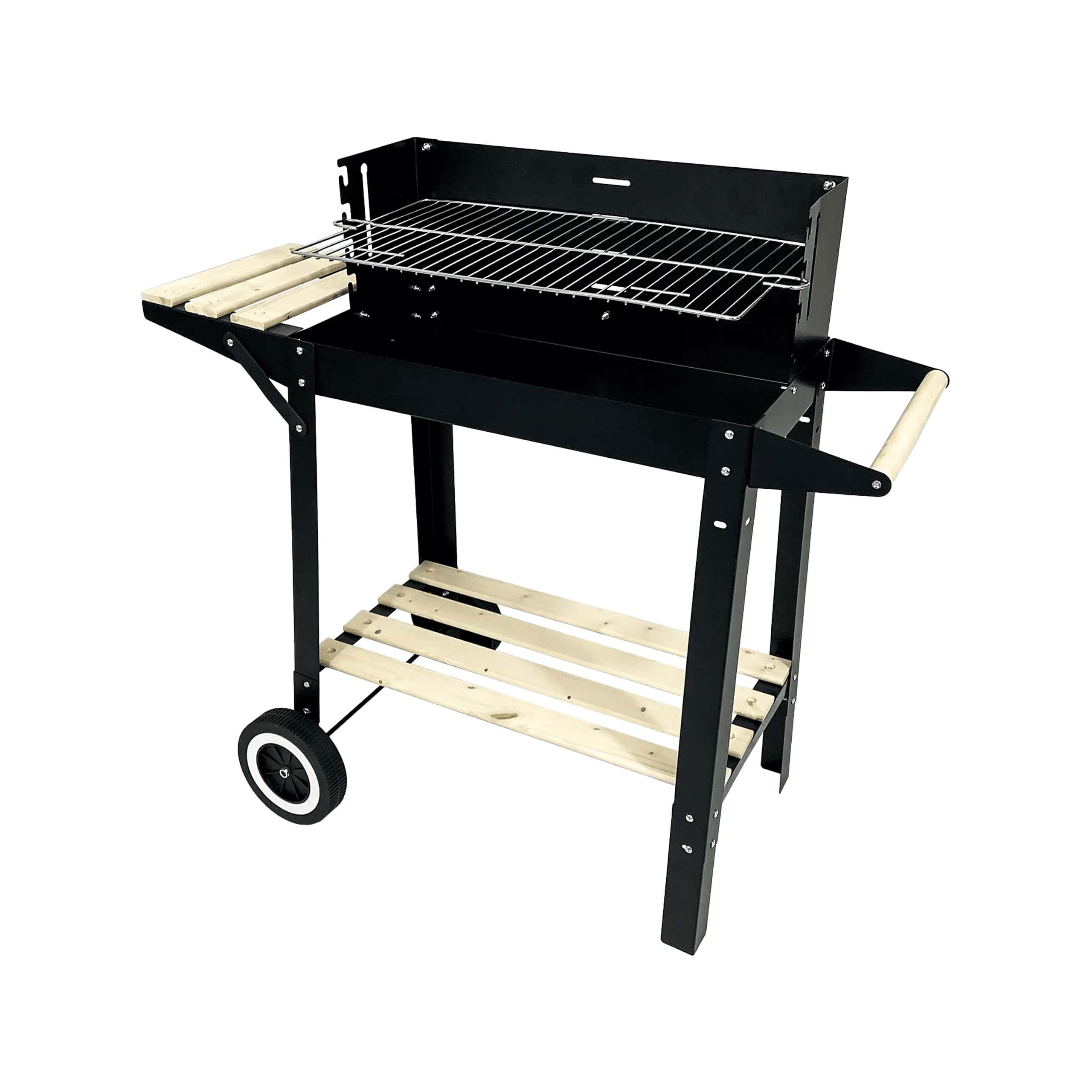 Grill ogrodowy węglowy czarny duży BBQ1012 – miniatura 1