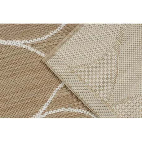 Dywan sizal FLAT 49379265 Krople - beż naturalny kolor słomkowy, sznurkowy – miniatura 3