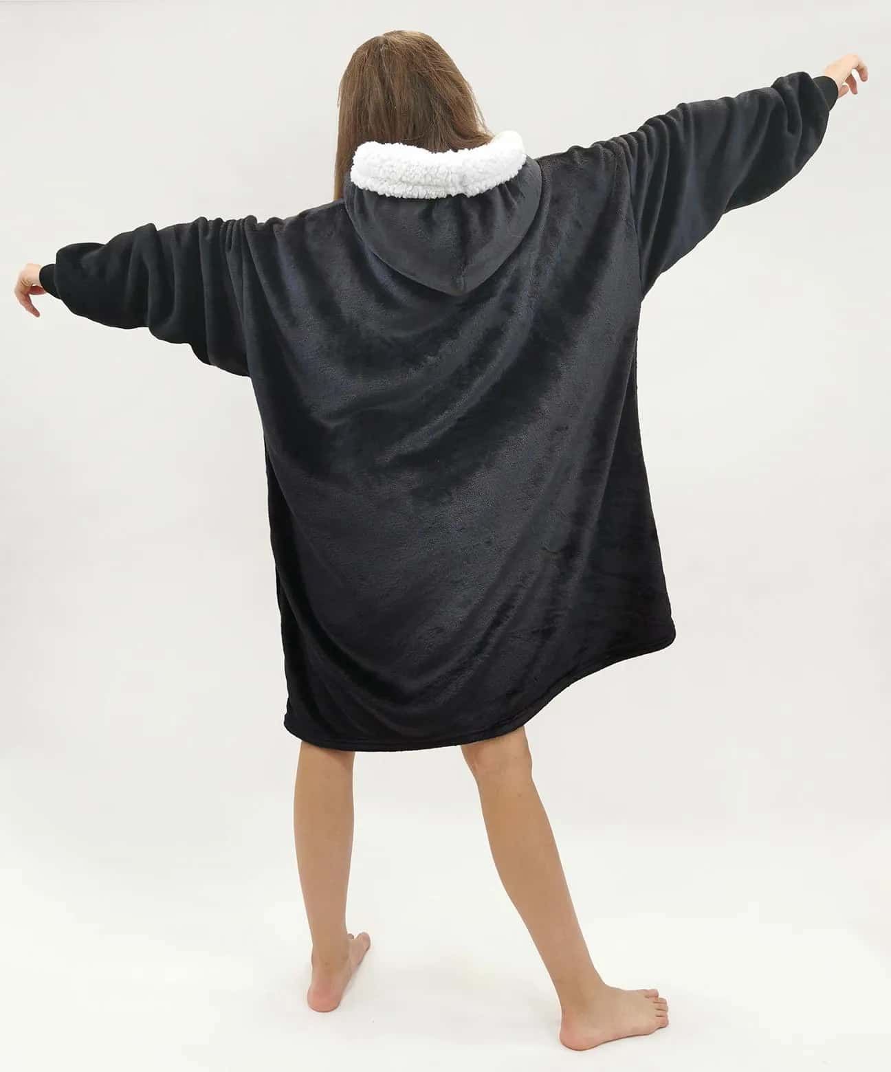 Bluza z obszyciem czarna – miniatura 3