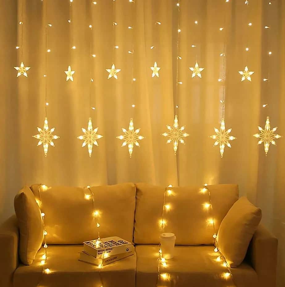 Kurtyna świetlna wz.02 138LED CIEPŁY – miniatura 2