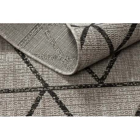 DYWAN SZNURKOWY SIZAL FLOORLUX 20508 silver / black TRÓJKĄTY – miniatura 5