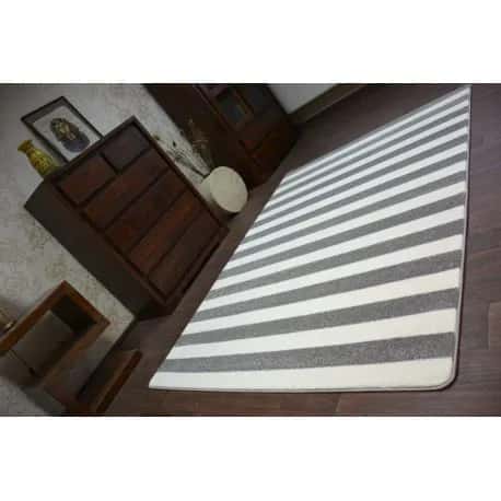 Dywan SKETCH - F758 szaro/biały - Pasy – miniatura 3