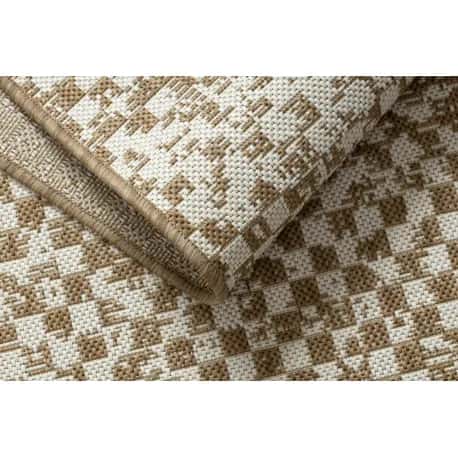 Dywan sizal FLAT 48955265 Geometryczny - beż naturalny kolor słomkowy, sznurkowy – miniatura 4