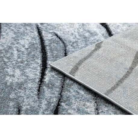 Dywan nowoczesny COZY 8874 Timber, Drzewo, drewno - Strukturalny, dwa poziomy runa szary / niebieski – miniatura 3