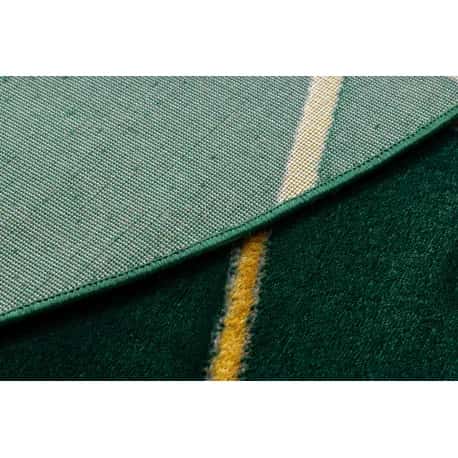 Dywan EMERALD ekskluzywny 1013 koło - glamour, stylowy geometryczny butelkowa zieleń / złoty – miniatura 4