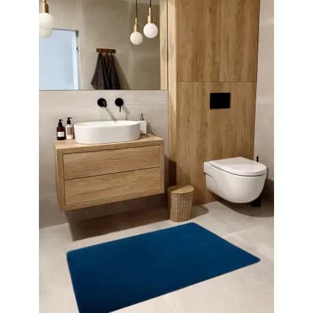 Dywan POSH Shaggy navy granat, gruby, pluszowy, antypoślizgowy, do prania – miniatura 2