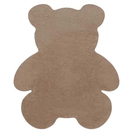 Dywan SHAPE 3146 Miś Shaggy - camel, beż pluszowy, antypoślizgowy, do prania – miniatura 1