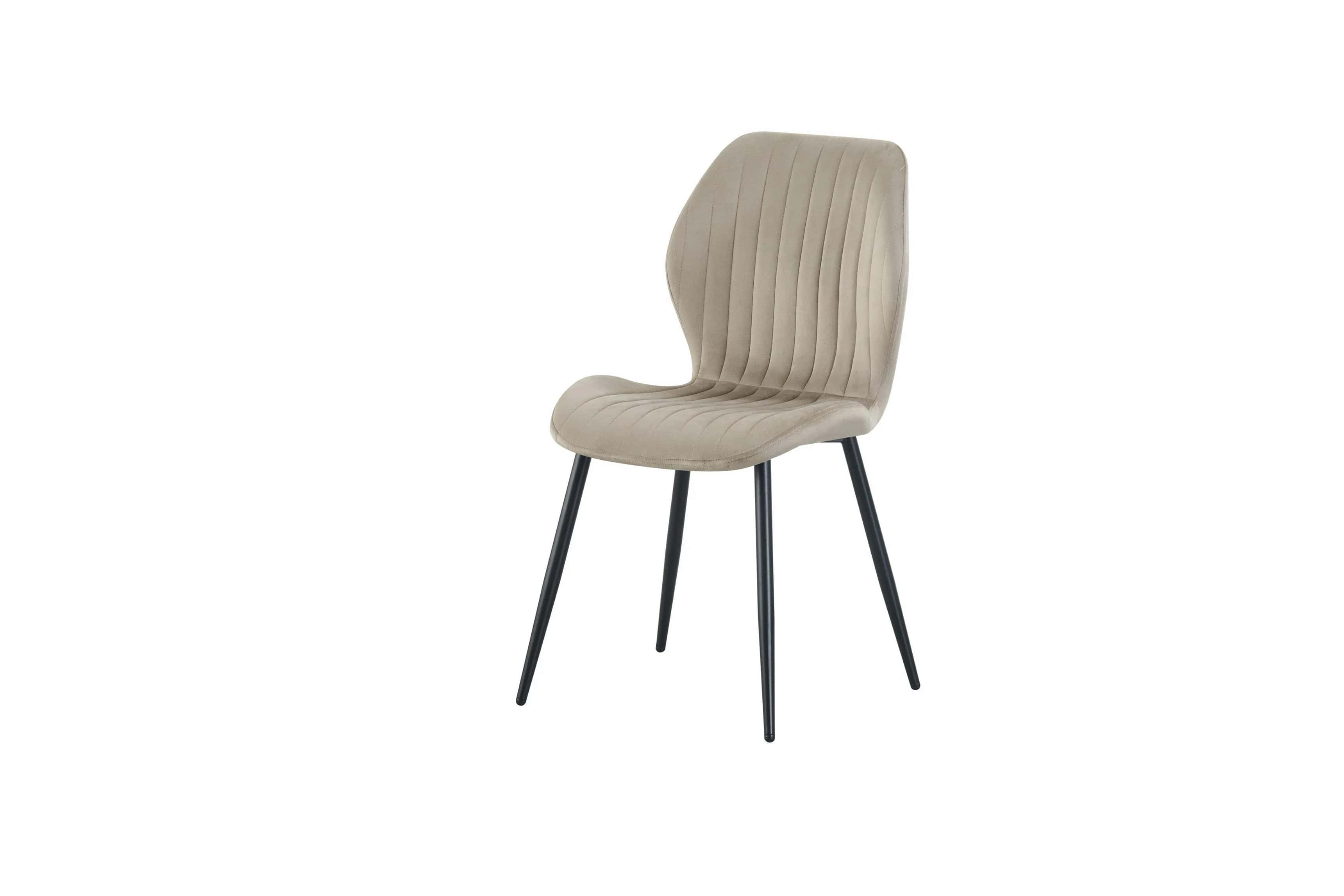 KT119 Krzesło Zoya PAS VEL Taupe – miniatura 1