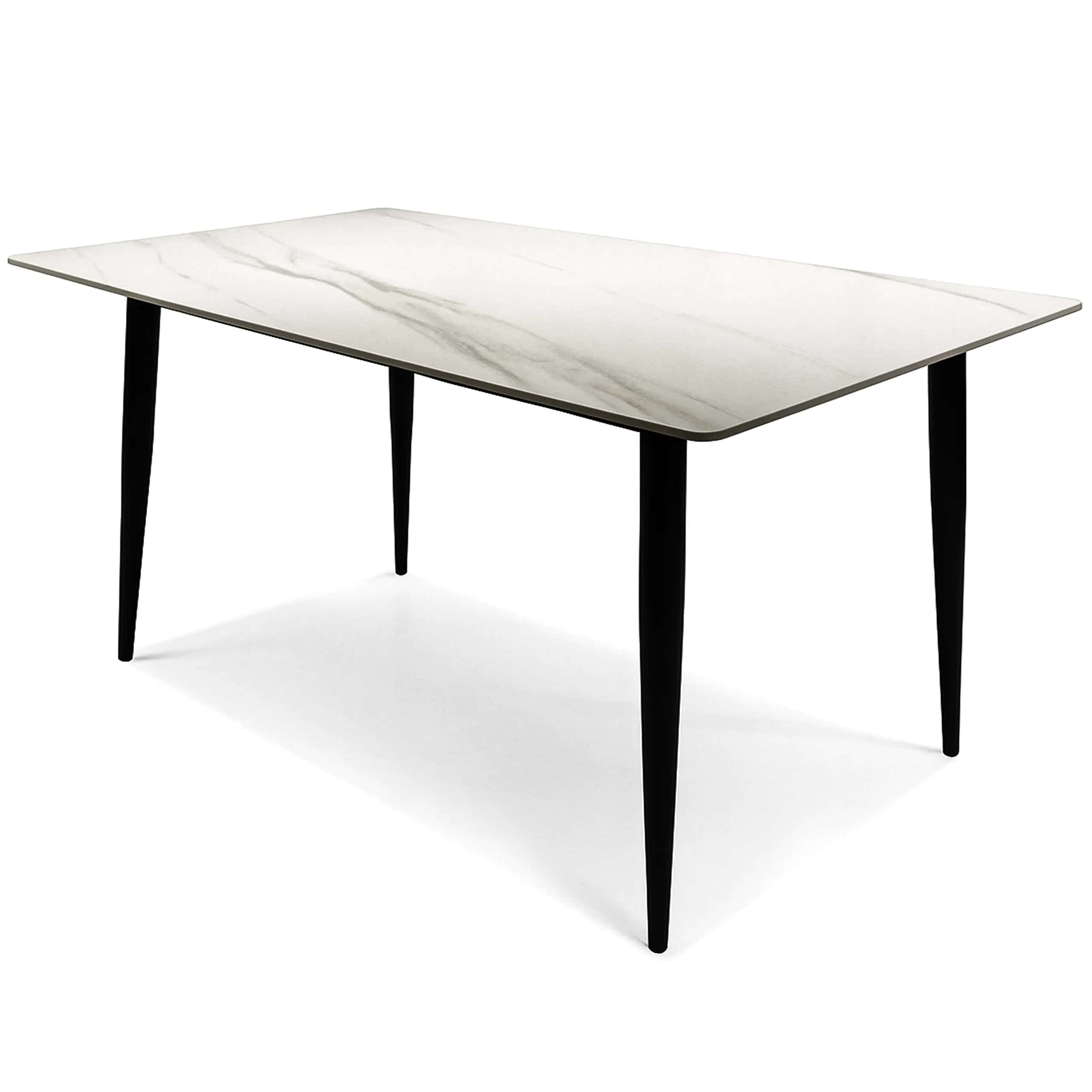 Stół do jadalni beż Satuario 140x80x75 – miniatura 1