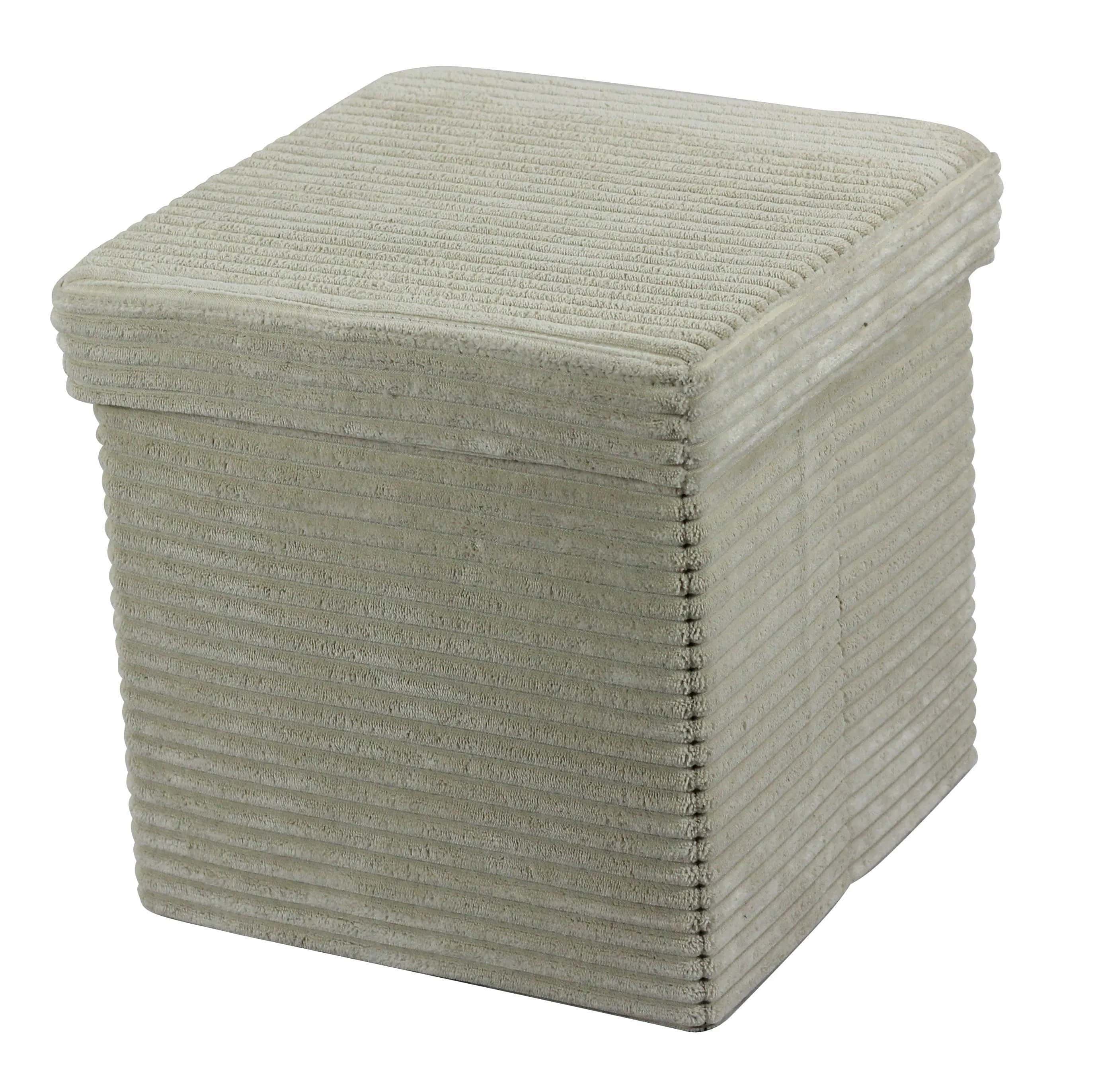 Pufa LAMPAS 30x30x30cm Beż – miniatura 1