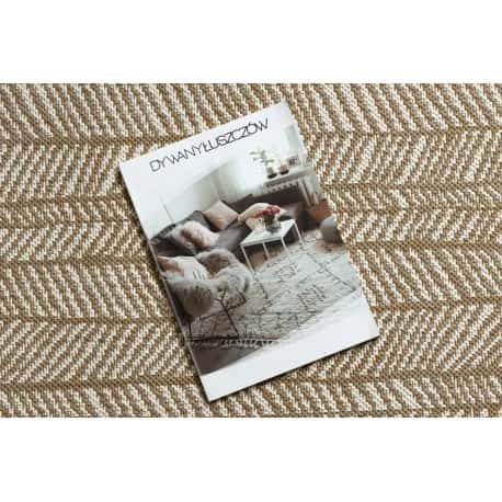 Dywan sizal FLAT 48964265 Jodełka - beż naturalny kolor słomkowy, sznurkowy – miniatura 2