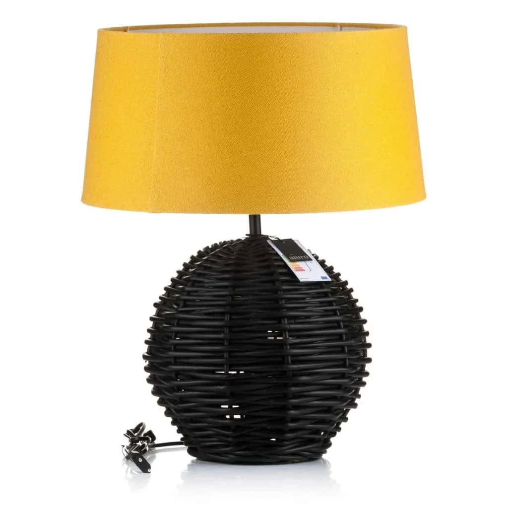 Lampa stołowa JIKARA wiklinowa_Aluro – miniatura 2