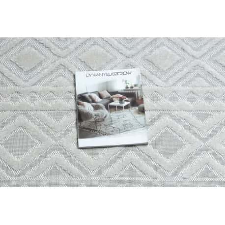Dywan Strukturalny SOLE D3851 Boho, romby - płasko tkany – miniatura 2
