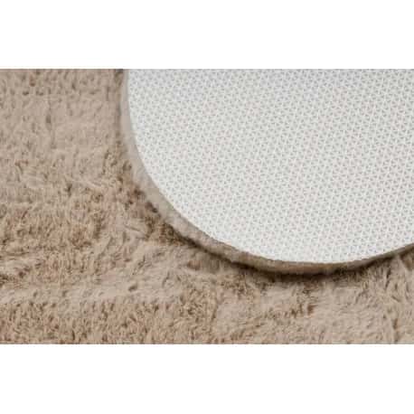 Dywan SHAPE 3150 Motyl Shaggy - camel, beż pluszowy, antypoślizgowy, do prania – miniatura 3