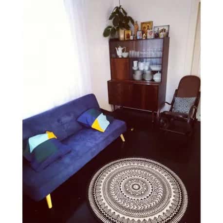 Dywan koło SZNURKOWY SIZAL FLAT 48695/690 WITRAŻ – miniatura 3
