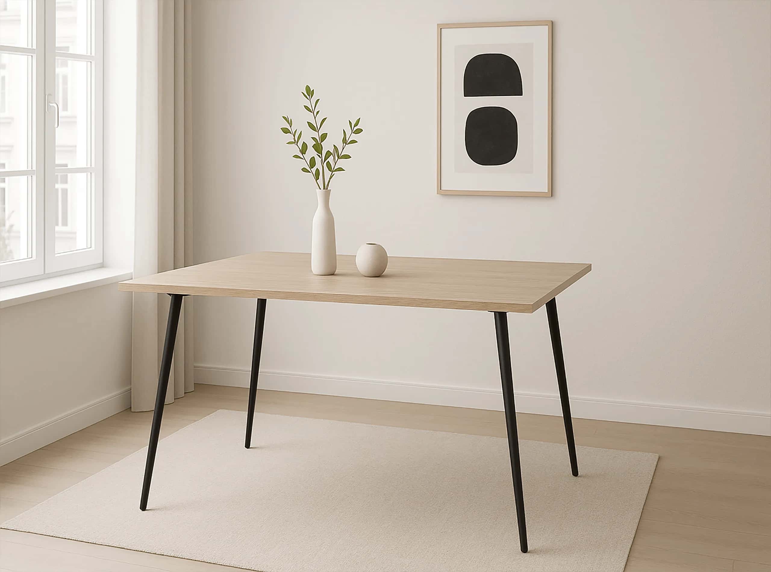 Stół do jadalni CELINE 120 120×80×75 sonoma – miniatura 13