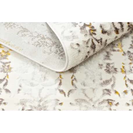 Dywan CORE 241A Ornament Vintage - Strukturalny, dwa poziomy runa, beż / złoty – miniatura 4