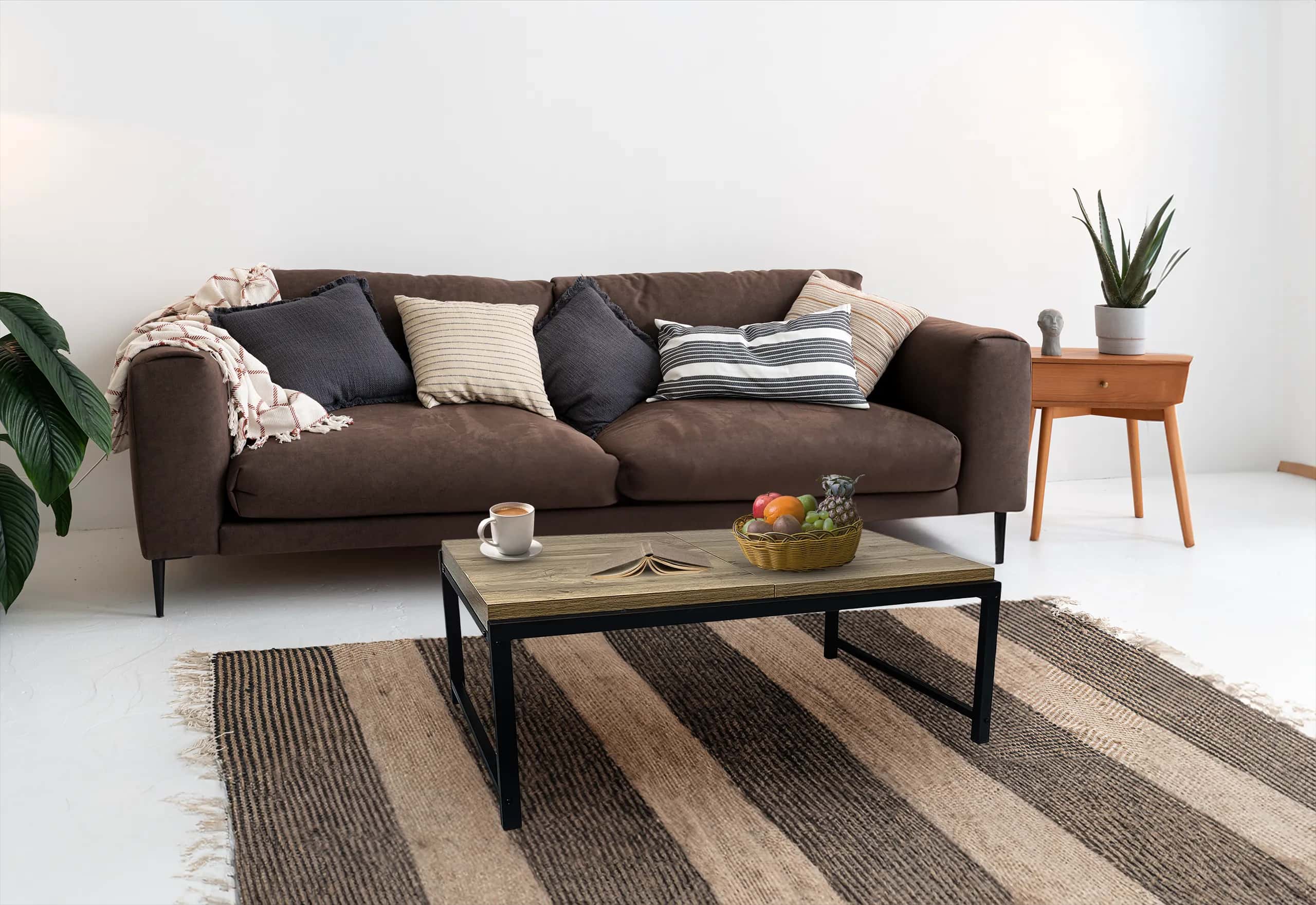 Stolik kawowy DĄB 50x100cm SK120D – miniatura 2