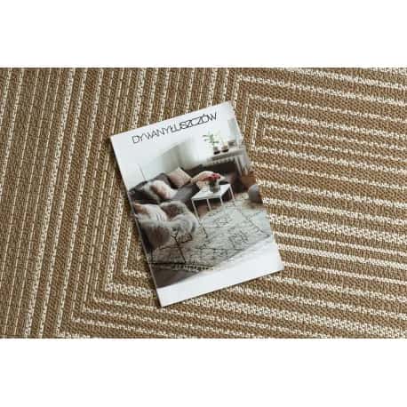 Dywan sizal FLAT 48962265 Geometryczny - beż naturalny kolor słomkowy, sznurkowy – miniatura 2