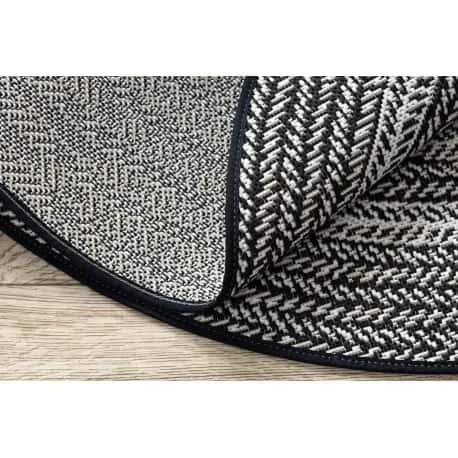 Dywan koło SZNURKOWY SIZAL FLAT 48837690 Boho, warkocz, plecionka – miniatura 4