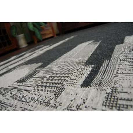 DYWAN SZNURKOWY SIZAL FLOORLUX 20240 czarny / srebrny – miniatura 2