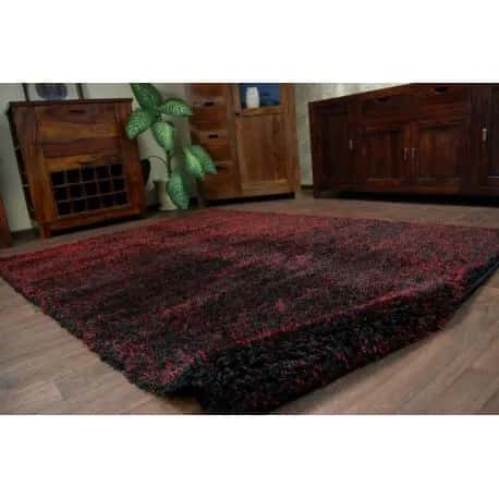 Dywan SHAGGY NARIN P901 black red – miniatura 3