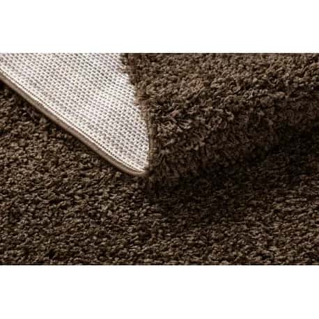Dywan, Chodnik SOFFI shaggy 5cm brązowy - do kuchni, przedpokoju, na korytarz – miniatura 4