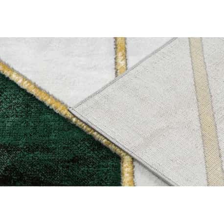 Dywan EMERALD ekskluzywny 1015 glamour, stylowy marmur, geometryczny butelkowa zieleń / złoty – miniatura 3