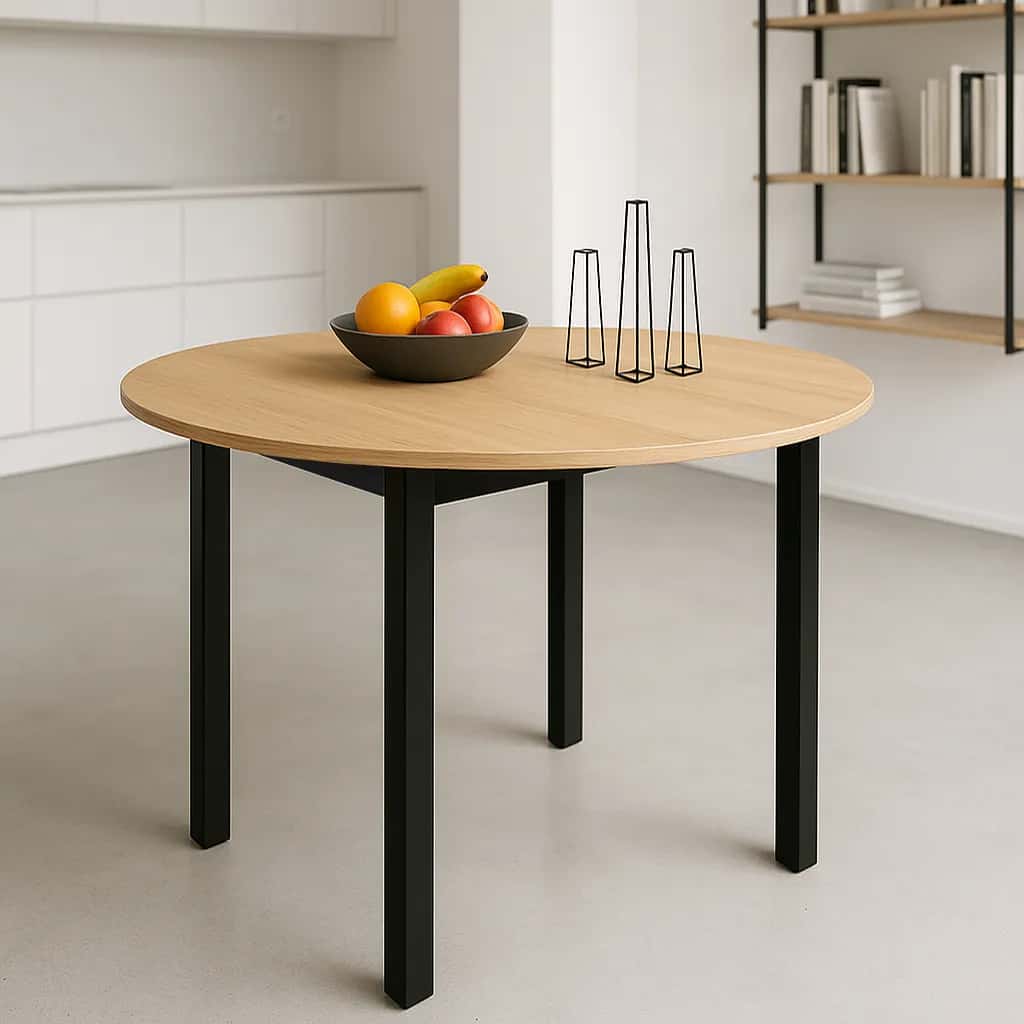 SJ211D Stół Wiktor fi 110x76cm Dąb – miniatura 5