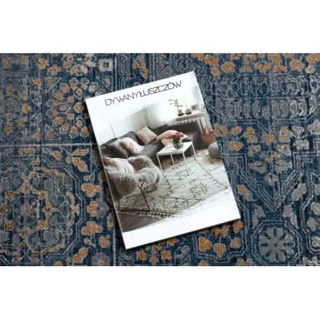 Dywan NAIN Ornament, vintage 7708/51611 niebieski / pomarańczowy – miniatura 2