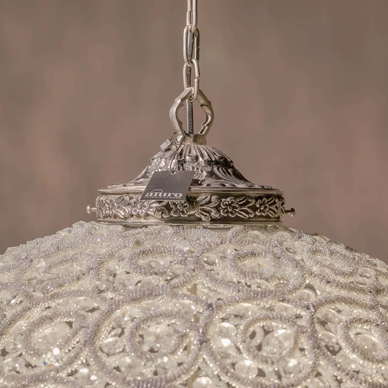 Lampa kula SAILOR metal/szkło/kryształ_ALURO – miniatura 5