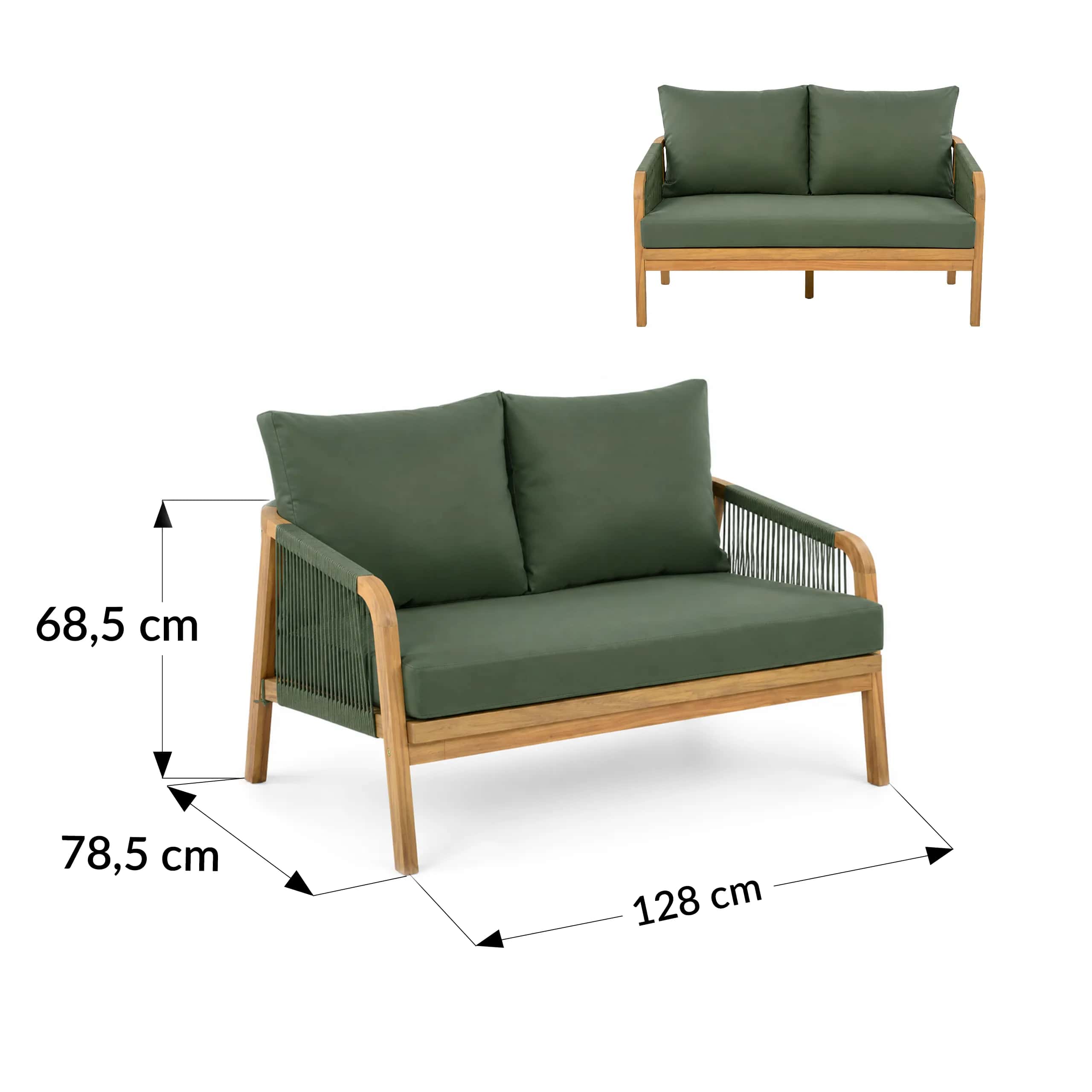 Zestaw akacja MAXIM 4 os. nat./c zielony – miniatura 10