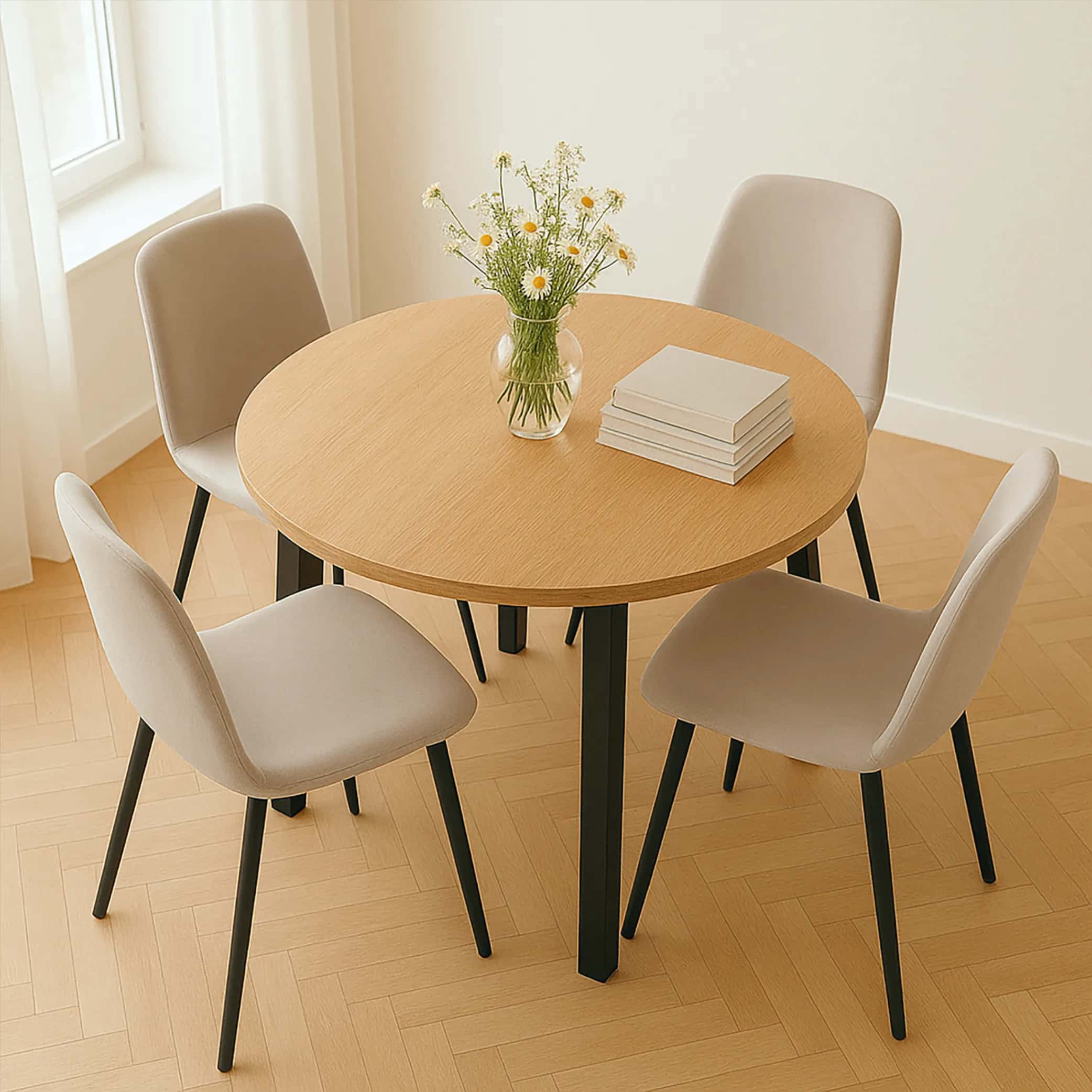 SJ211D Stół Wiktor fi 110x76cm Dąb – miniatura 3