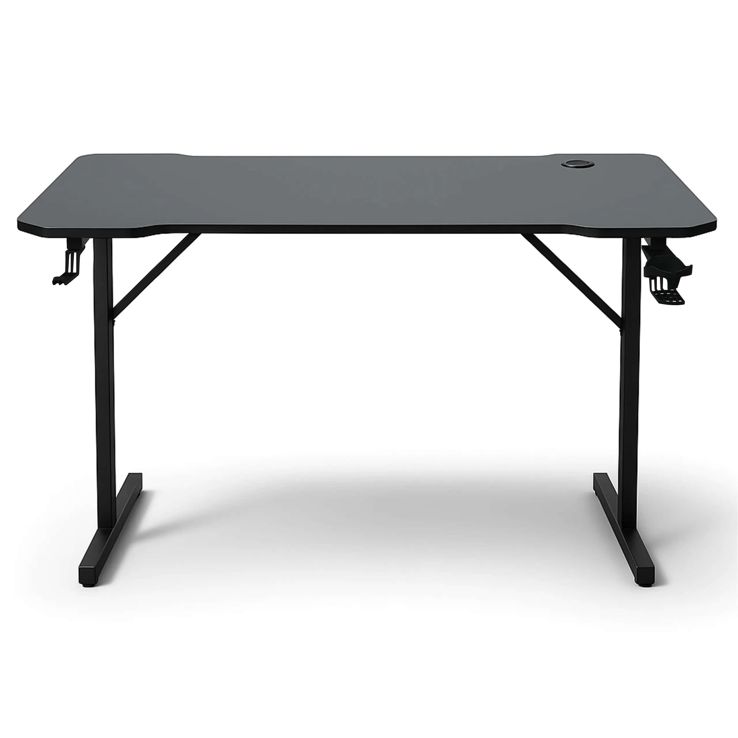Biurko gamingowe SIGRID 120×70×75cm czarny – miniatura 11