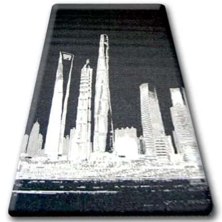 DYWAN SZNURKOWY SIZAL FLOORLUX 20240 czarny / srebrny – miniatura 1