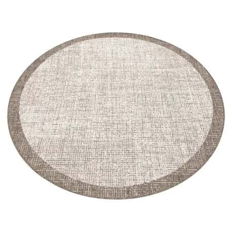 DYWAN SZNURKOWY SIZAL FLOORLUX KOŁO 20401 Ramka szampański / taupe – miniatura 1