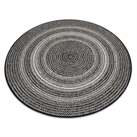Dywan koło SZNURKOWY SIZAL FLAT 48837690 Boho, warkocz, plecionka – miniatura 1