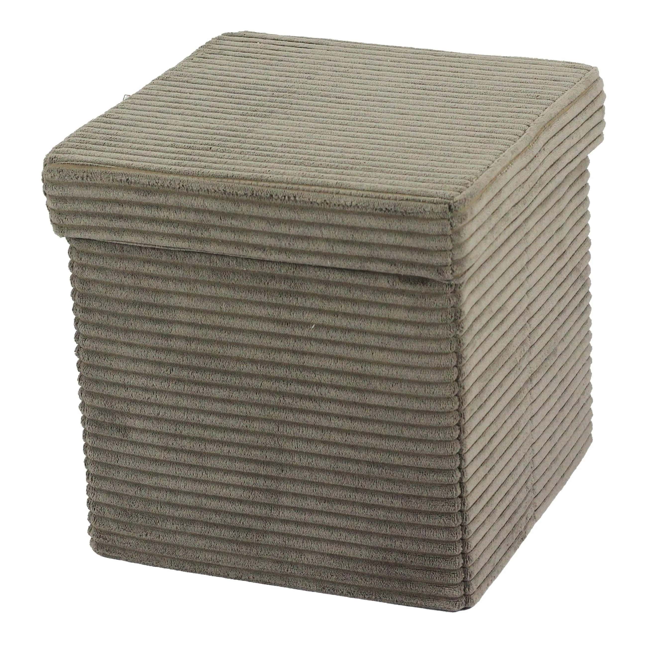 Pufa LAMPAS 30x30x30cm Brąz – miniatura 1
