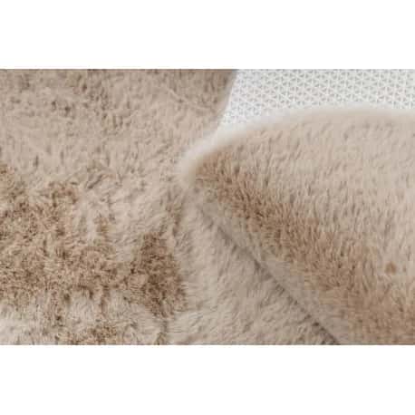 Dywan SHAPE 3150 Motyl Shaggy - camel, beż pluszowy, antypoślizgowy, do prania – miniatura 5