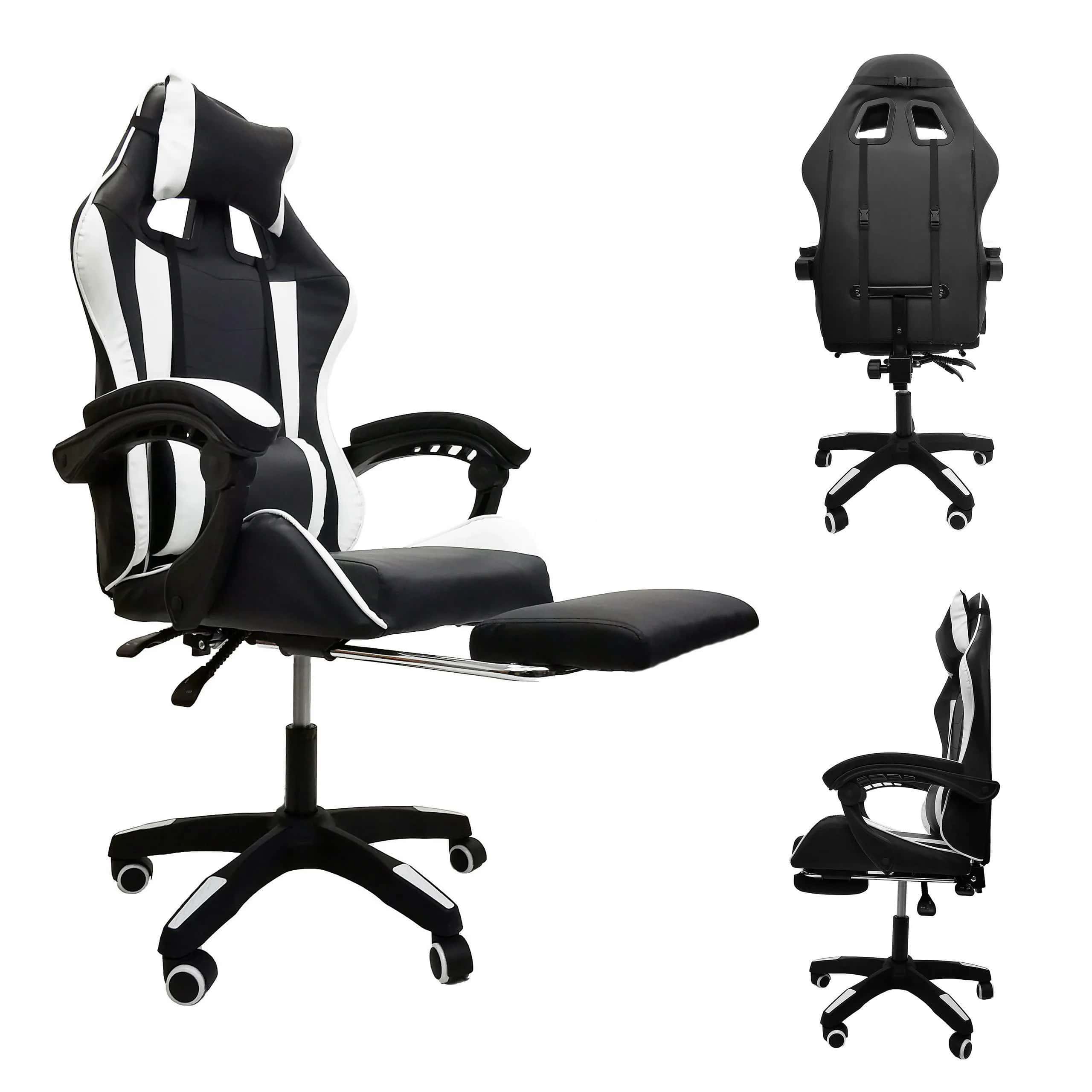 Fotel gaming REGINA biały – miniatura 9