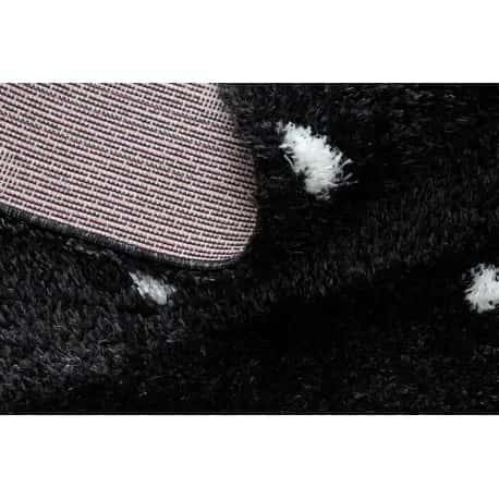 Dywan FLUFFY 2370 shaggy kropki - antracyt / biały – miniatura 4