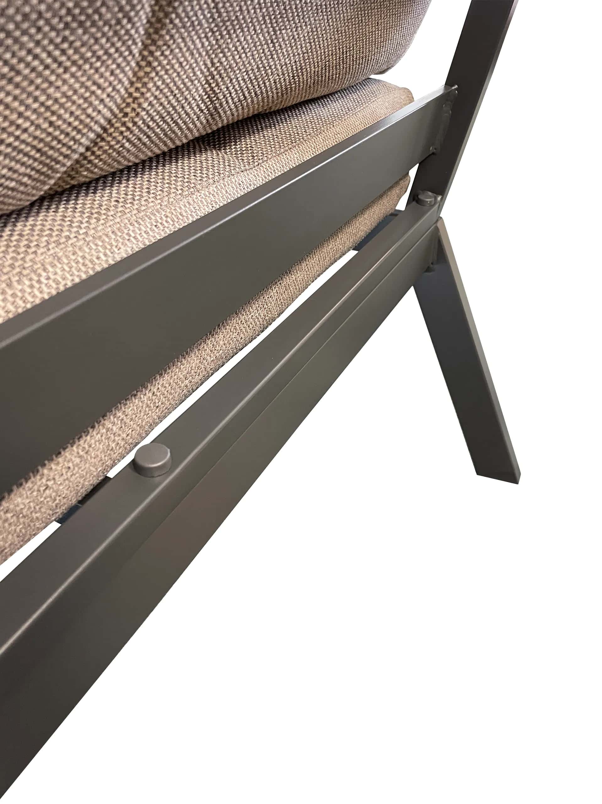 Zestaw meble ogrodowych BALI alu. 5os taupe – miniatura 4