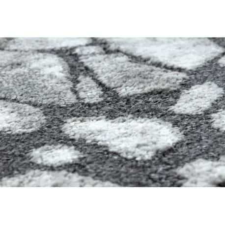 Chodnik nowoczesny COZY 8873 Cracks Popękany beton - Strukturalny, dwa poziomy runa ciemny – miniatura 4