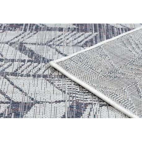 Dywan SZNURKOWY SIZAL SION Jodełka, Chevron 22180 płaskie tkanie ecru / niebieski / róż – miniatura 3